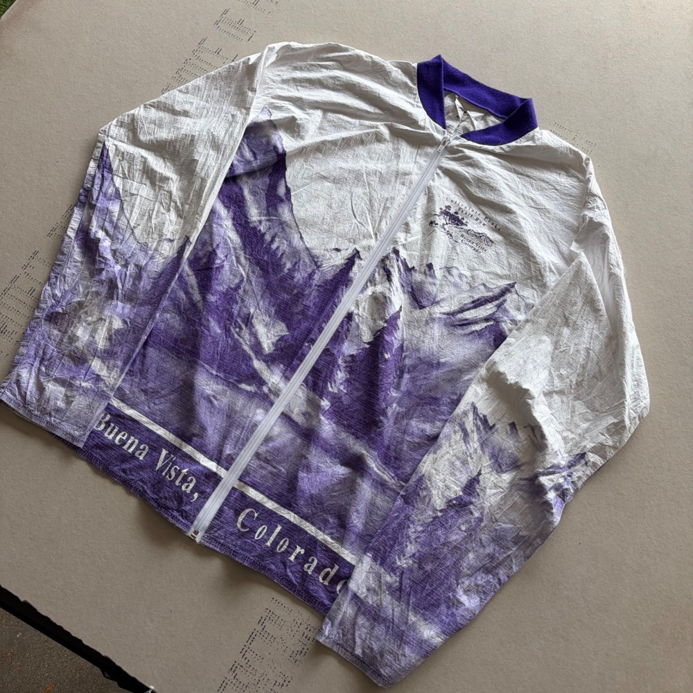 Vintage 90s Leslie Jordan Buena Vista Colorado Tyvek Jacket